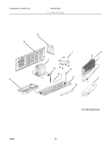 06 - Cooling System parts for Electrolux Refrigerator FRFG2033AV from AppliancePartsPros.com