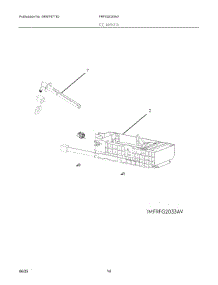 08 - Ice Maker parts for Electrolux Refrigerator FRFG2033AV from AppliancePartsPros.com