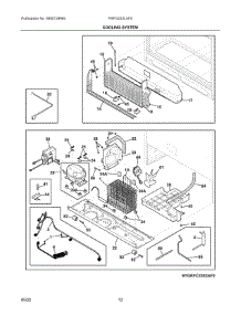 06 - Cooling System parts for Electrolux Refrigerator FRFG232LAF0 from AppliancePartsPros.com