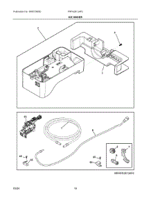 08 - Ice Maker parts for Electrolux Refrigerator FRFN2813AF0 from AppliancePartsPros.com
