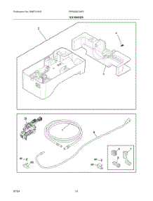 08 - Ice Maker parts for Electrolux Refrigerator FRFN2813AF2 from AppliancePartsPros.com