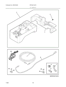 08 - Ice Maker parts for Electrolux Refrigerator FRFN2813AF4 from AppliancePartsPros.com