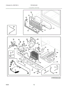 06 - Cooling System parts for Electrolux Refrigerator FRFN2823AS5 from AppliancePartsPros.com