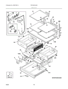 05 - Shelves parts for Electrolux Refrigerator FRFN2823AS5 from AppliancePartsPros.com