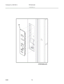 07 - Controls parts for Electrolux Refrigerator FRFN2823AS5 from AppliancePartsPros.com
