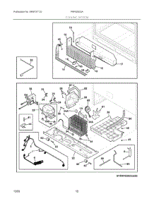 06 - Cooling System parts for Electrolux Refrigerator FRFS2823AD5 from AppliancePartsPros.com