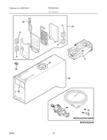 09 - Ice Maker parts for Electrolux Refrigerator FRFS2823AD6 from AppliancePartsPros.com