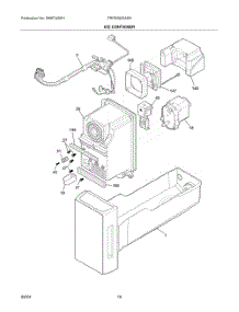 08 - Ice Container parts for Electrolux Refrigerator FRFS2823AD9 from AppliancePartsPros.com