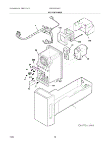 08 - Ice Container parts for Electrolux Refrigerator FRFS2823AF0 from AppliancePartsPros.com