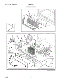 Cooling System parts for Electrolux Refrigerator FRFS2823AS3 from AppliancePartsPros.com