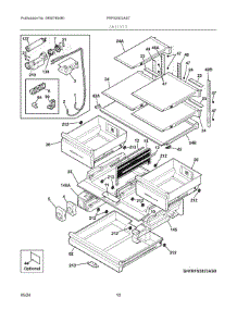 05 - Shelves parts for Electrolux Refrigerator FRFS2823AS7 from AppliancePartsPros.com