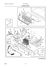 06 - Cooling System parts for Electrolux Refrigerator FRFS2823ASB from AppliancePartsPros.com