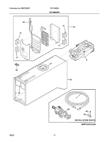Ice Maker parts for Electrolux Refrigerator FRFS2823AW4 from AppliancePartsPros.com