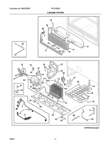 Cooling System parts for Electrolux Refrigerator FRFS2823AW4 from AppliancePartsPros.com