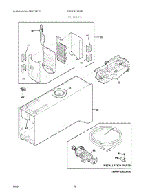 09 - Ice Maker parts for Electrolux Refrigerator FRFS2823AW6 from AppliancePartsPros.com