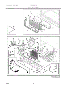 06 - Cooling System parts for Electrolux Refrigerator FRFS2823AW9 from AppliancePartsPros.com