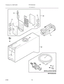 09 - Ice Maker parts for Electrolux Refrigerator FRFS2823AW9 from AppliancePartsPros.com