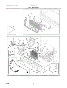 06 - Cooling System parts for Electrolux Refrigerator FRFS2823AWA from AppliancePartsPros.com