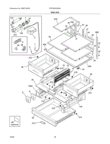 05 - Shelves parts for Electrolux Refrigerator FRFS2823AWA from AppliancePartsPros.com