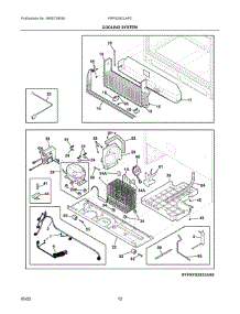 06 - Cooling System parts for Electrolux Refrigerator FRFS282LAF0 from AppliancePartsPros.com