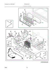 06 - Cooling System parts for Electrolux Refrigerator FRFS282LAF1 from AppliancePartsPros.com