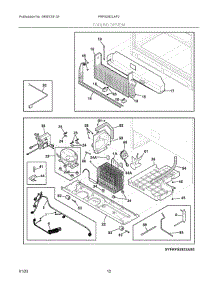 06 - Cooling System parts for Electrolux Refrigerator FRFS282LAF2 from AppliancePartsPros.com