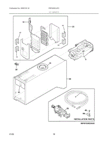 09 - Ice Maker parts for Electrolux Refrigerator FRFS282LAF2 from AppliancePartsPros.com