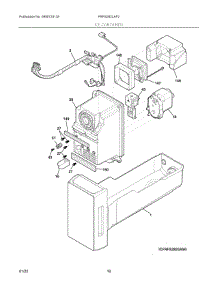 08 - Ice Container parts for Electrolux Refrigerator FRFS282LAF2 from AppliancePartsPros.com