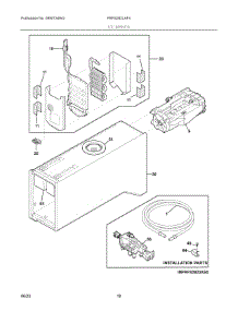 09 - Ice Maker parts for Electrolux Refrigerator FRFS282LAF4 from AppliancePartsPros.com