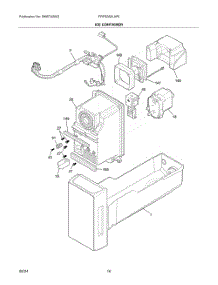 08 - Ice Container parts for Electrolux Refrigerator FRFS282LAF6 from AppliancePartsPros.com