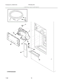 07 - Controls & Ice Dispenser parts for Electrolux Refrigerator FRFS282LAF9 from AppliancePartsPros.com