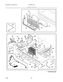 06 - Cooling System parts for Electrolux Refrigerator FRFS282LAF9 from AppliancePartsPros.com