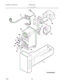 08 - Ice Container parts for Electrolux Refrigerator FRFS282LAF9 from AppliancePartsPros.com
