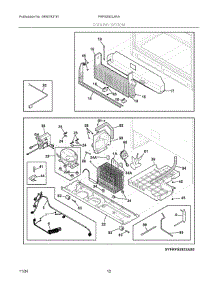 06 - Cooling System parts for Electrolux Refrigerator FRFS282LAFA from AppliancePartsPros.com