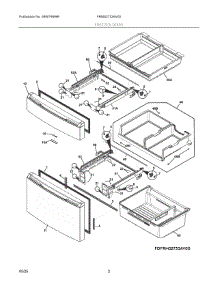 02 - Freezer Door parts for Electrolux Refrigerator FRMS2733AV00 from AppliancePartsPros.com