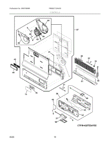 06 - Controls parts for Electrolux Refrigerator FRMS2733AV00 from AppliancePartsPros.com