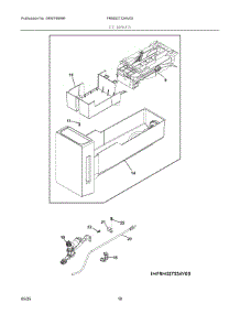 10 - Ice Maker parts for Electrolux Refrigerator FRMS2733AV00 from AppliancePartsPros.com