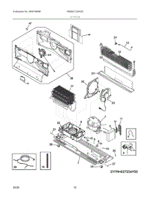 07 - System parts for Electrolux Refrigerator FRMS2733AV00 from AppliancePartsPros.com