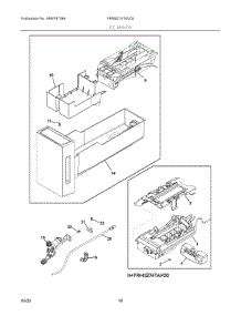 10 - Ice Maker parts for Electrolux Refrigerator FRMS274TAV00 from AppliancePartsPros.com