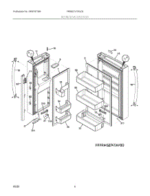 03 - Refrigerator Door parts for Electrolux Refrigerator FRMS274TAV00 from AppliancePartsPros.com