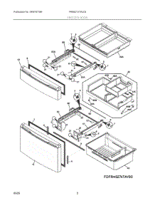 02 - Freezer Door parts for Electrolux Refrigerator FRMS274TAV00 from AppliancePartsPros.com