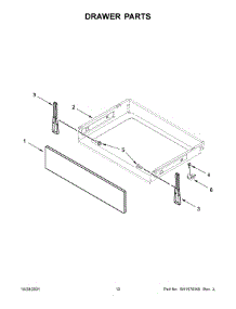 03 - Cabinet parts for Electrolux Refrigerator FRQG1721AV from AppliancePartsPros.com