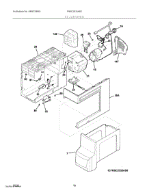 09 - Ice Container parts for Electrolux Refrigerator FRSC2333AS2 from AppliancePartsPros.com