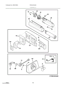 06 - Controls parts for Electrolux Refrigerator FRSC2333AS2 from AppliancePartsPros.com