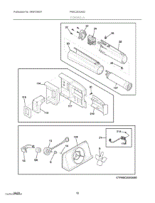 06 - Controls parts for Electrolux Refrigerator FRSC2333AS3 from AppliancePartsPros.com