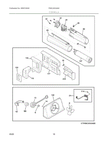 06 - Controls parts for Electrolux Refrigerator FRSC2333AS4 from AppliancePartsPros.com