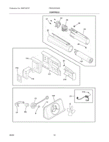 06 - Controls parts for Electrolux Refrigerator FRSC2333AS9 from AppliancePartsPros.com