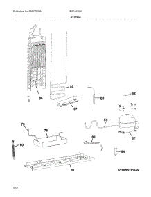 System parts for Electrolux Refrigerator FRSG1915AV from AppliancePartsPros.com