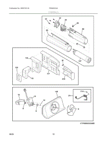 06 - Controls parts for Electrolux Refrigerator FRSS2323AB0 from AppliancePartsPros.com