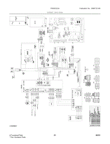 12 - Wiring Diagram parts for Electrolux Refrigerator FRSS2323AB0 from AppliancePartsPros.com